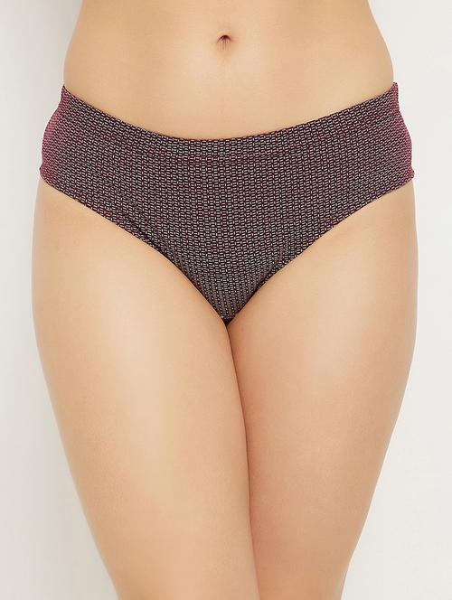 red printed hipster panty - 18040669 -  Standard Image - 0