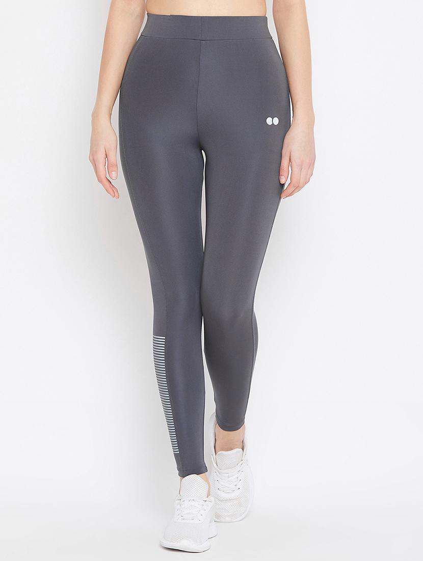 high rise solid track pant - 18040700 -  Zoom Image - 0