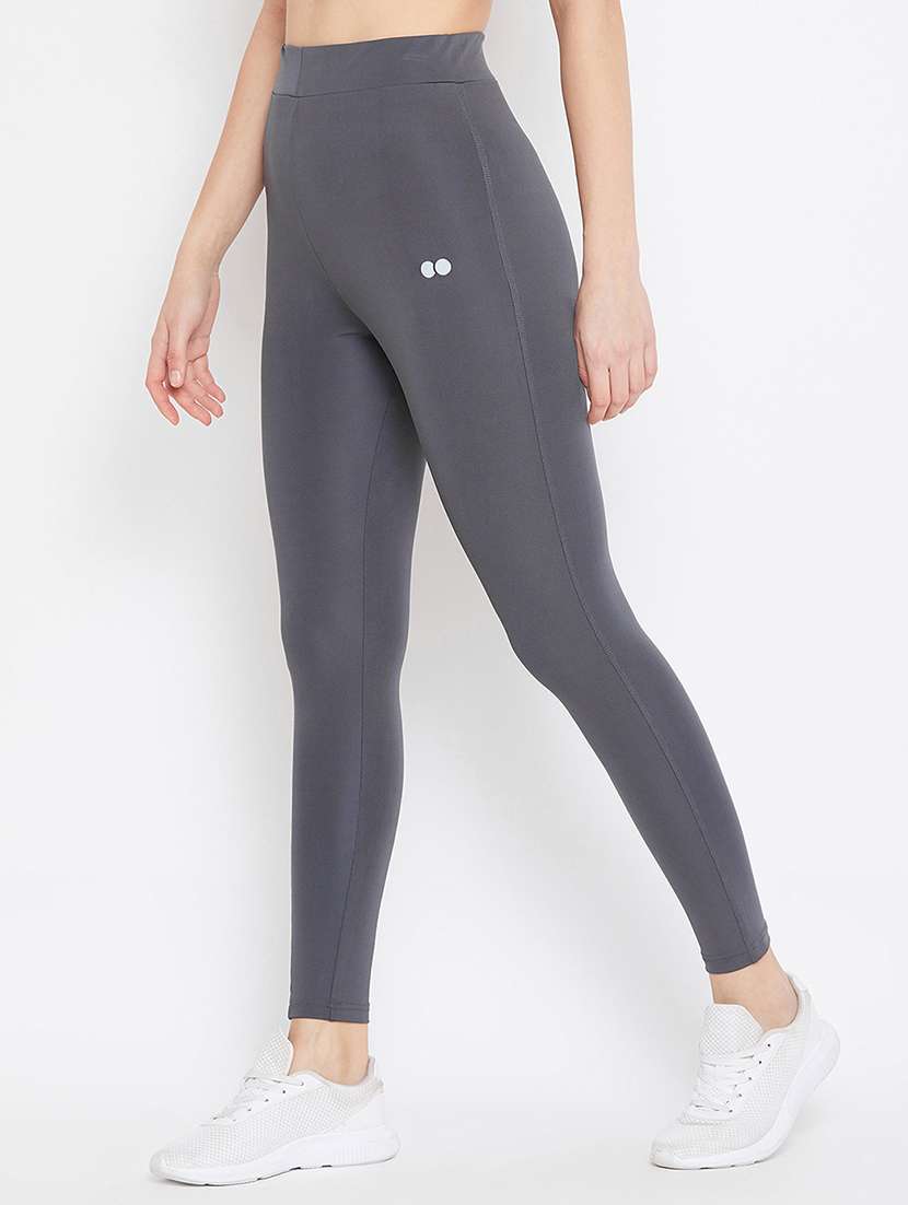 High Rise Solid Track Pant