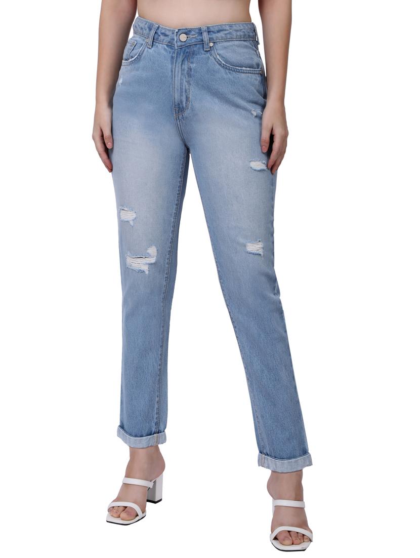 high rise stone washed jean - 18041264 -  Zoom Image - 0