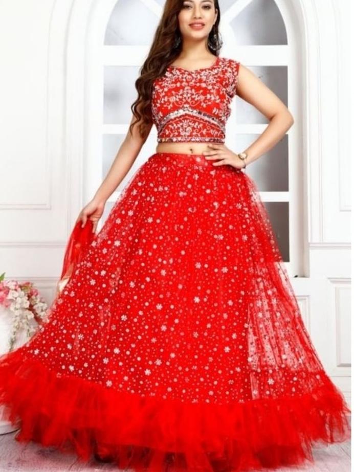 heavy stitched hand work lehenga  - 18041283 -  Zoom Image - 0