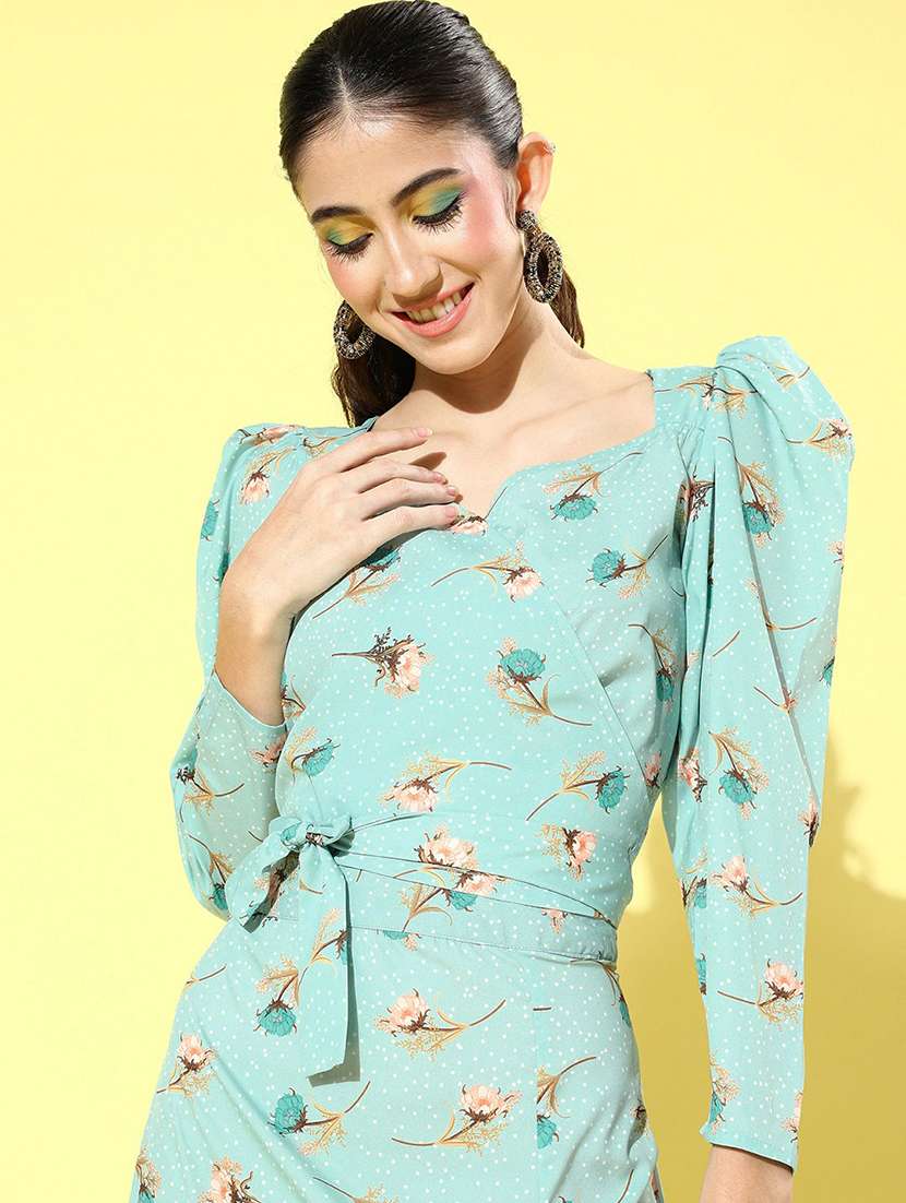 women's asymmetric floral dress - 18041382 -  Standard Image - 3