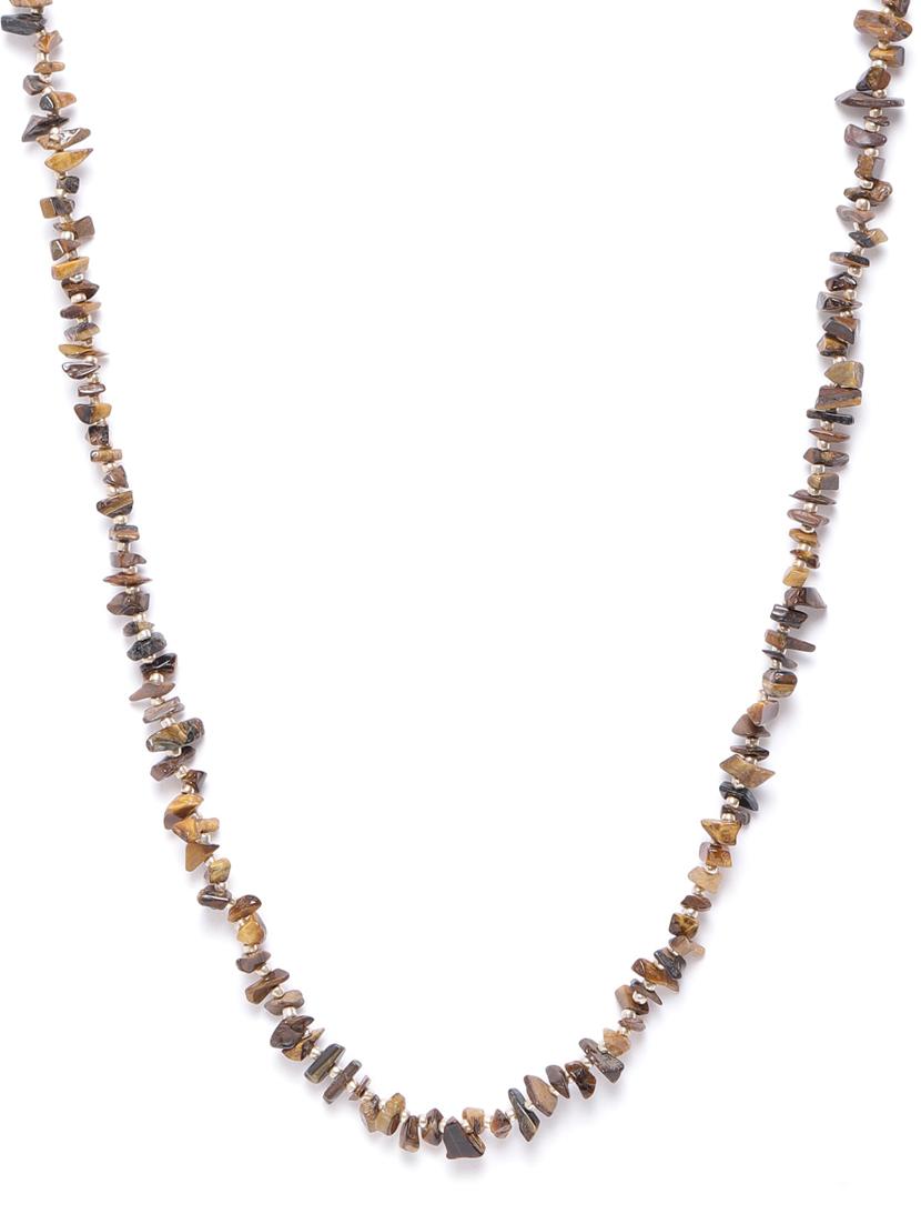 gold metal necklace - 18041732 - Zoom Image - 0