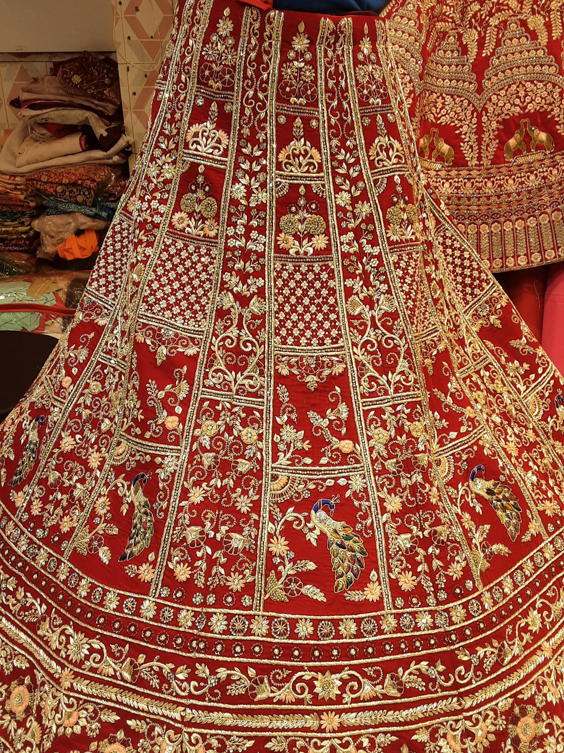 lehngas hand work - 18042726 - Zoom Image - 0