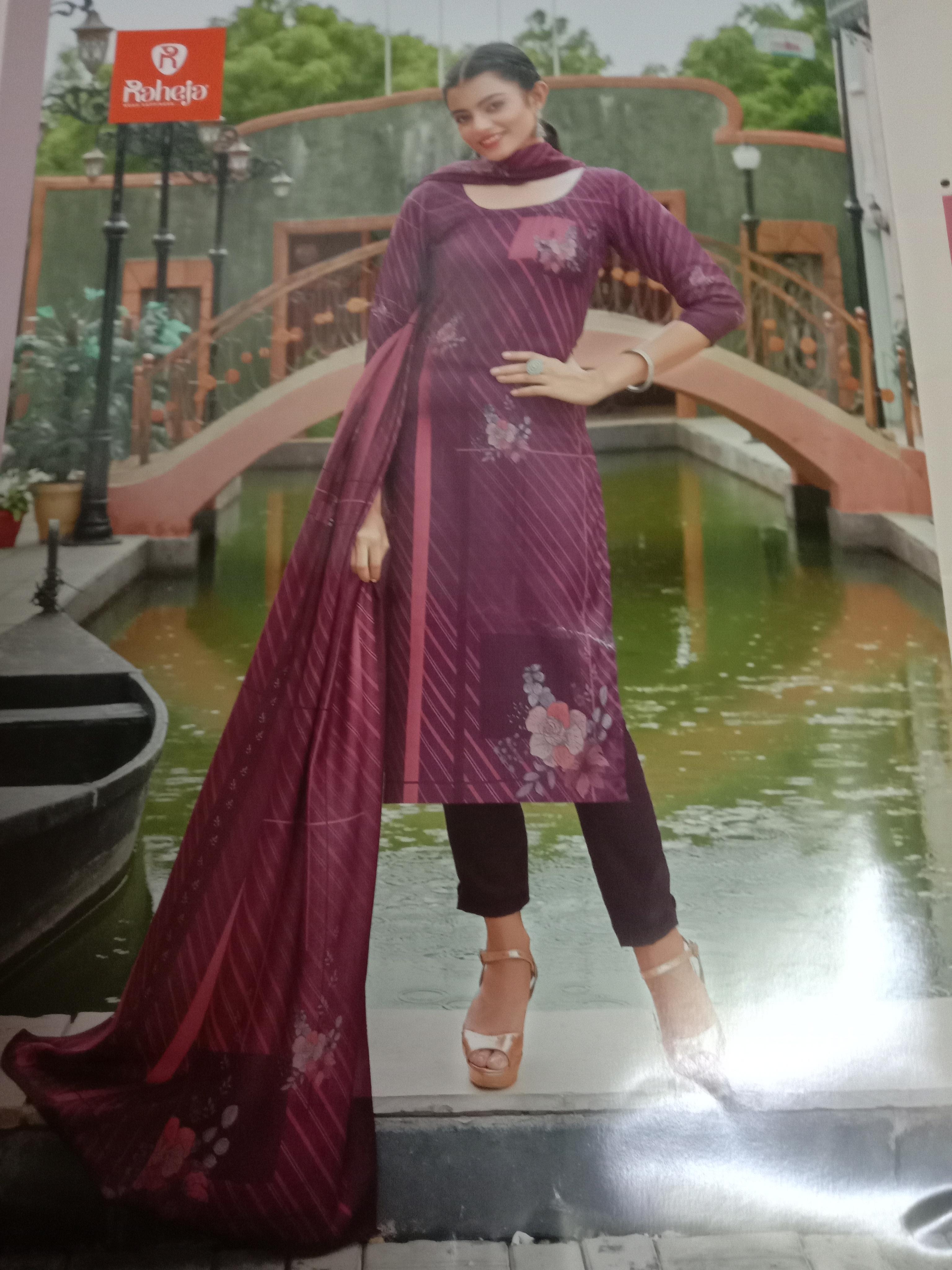 suite dupatta shalwar in silk - 18042996 - Zoom Image - 0