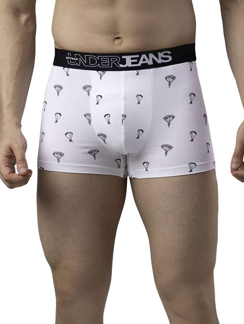 white printed trunks  - 18043365 -  Zoom Image - 0