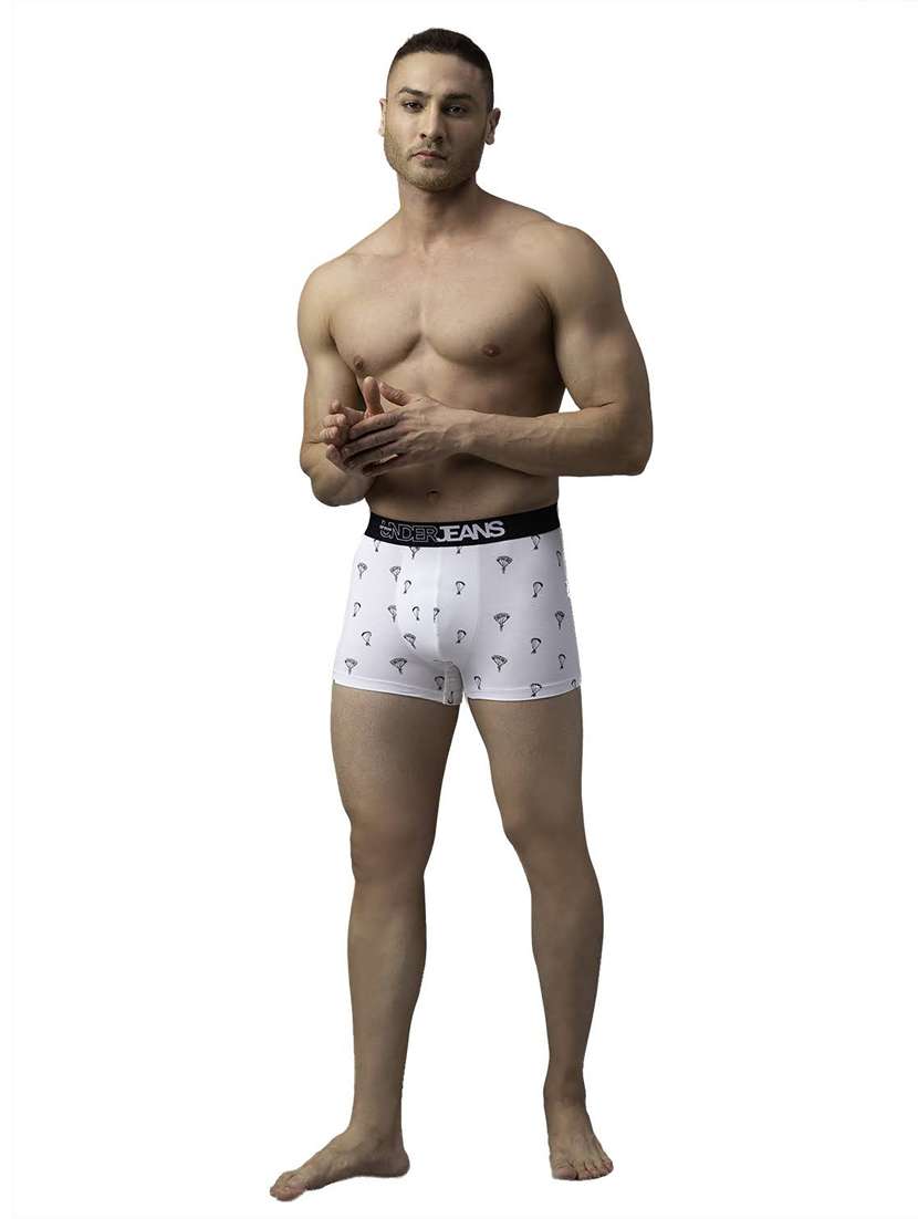 white printed trunks - 18043365 - Standard Image - 3
