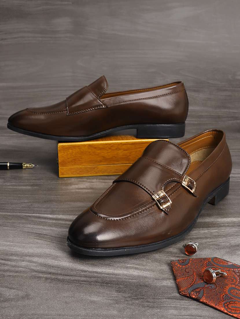 Buy online Brown Luxury Leather Loafer Moccasins from Casual Shoes