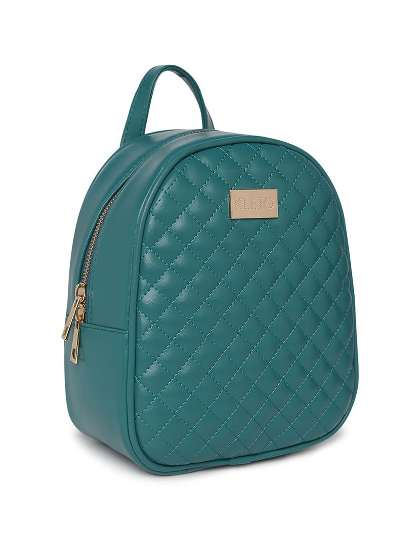 green leatherette (pu) regular backpack - 18044012 - Standard Image - 3