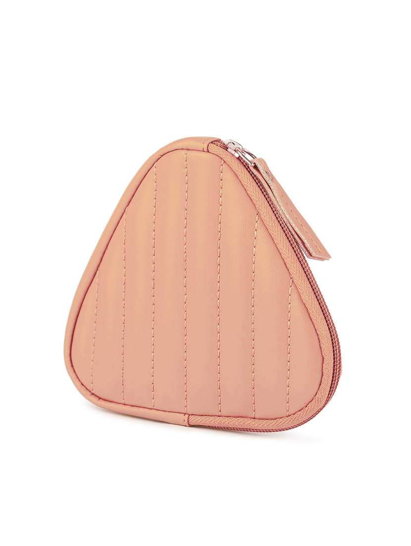 pink leatherette (pu) regular pouch - 18044376 -  Standard Image - 3