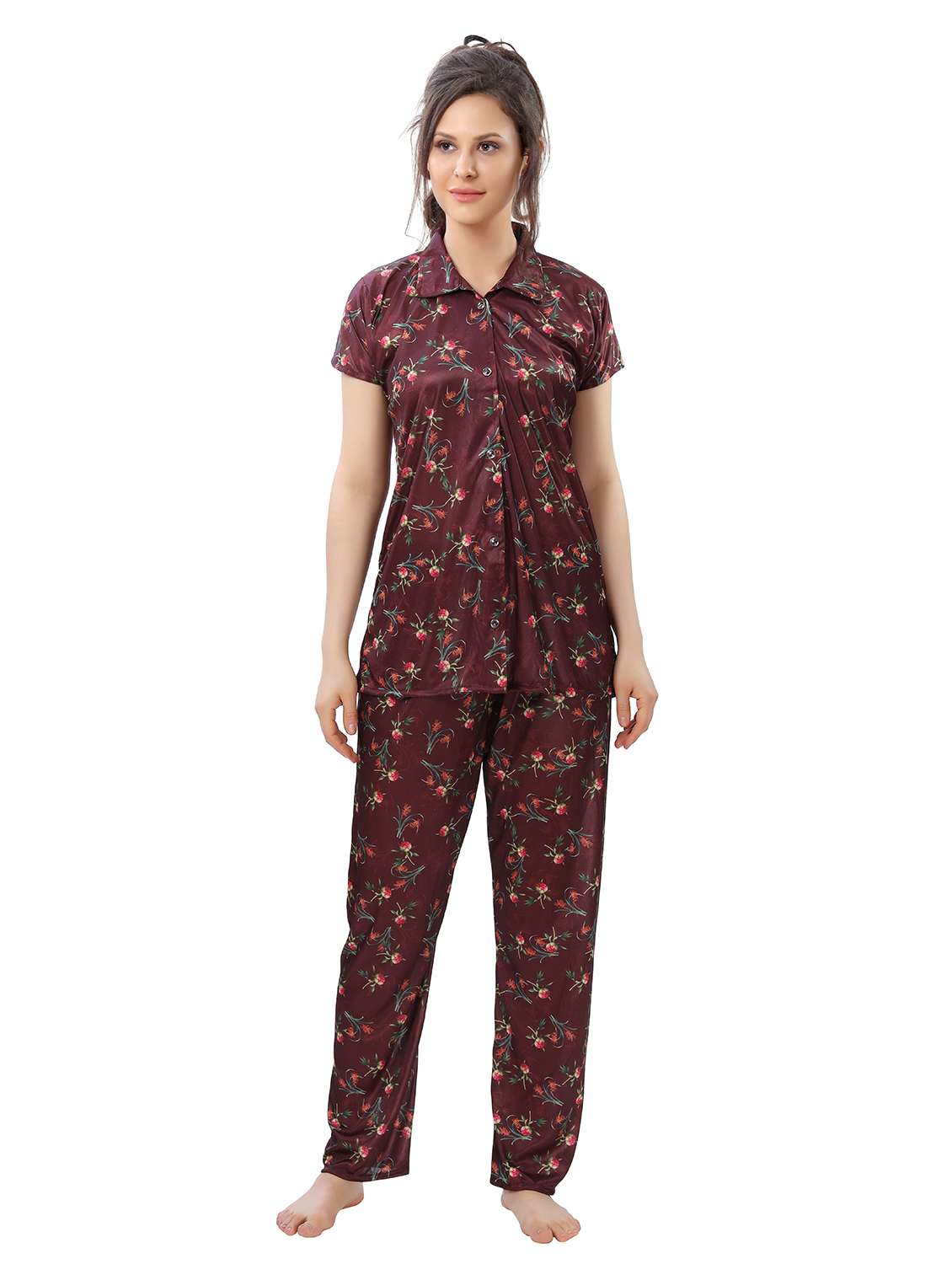 printed nightwear pyjama set