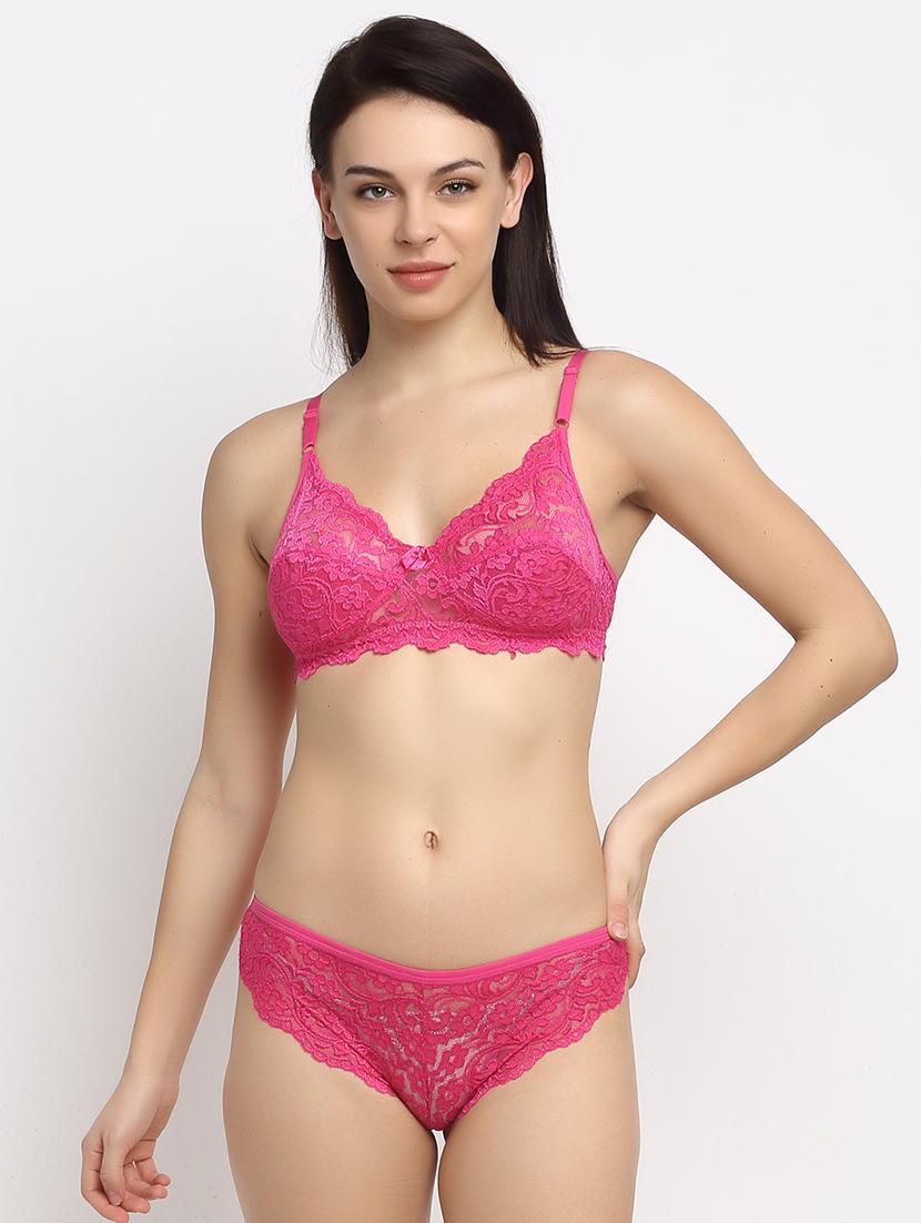 set of 2 laced bra & panty set - 18045143 - Standard Image - 3