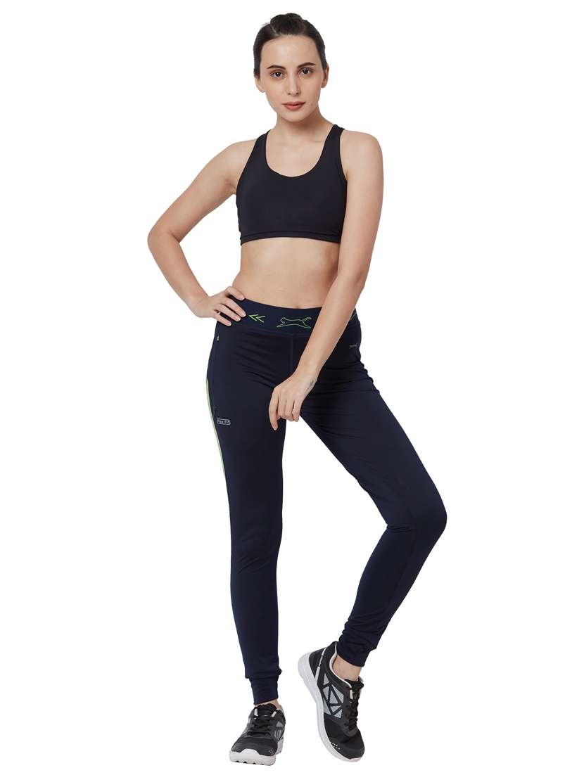 high rise color block track pant - 18045470 - Standard Image - 3