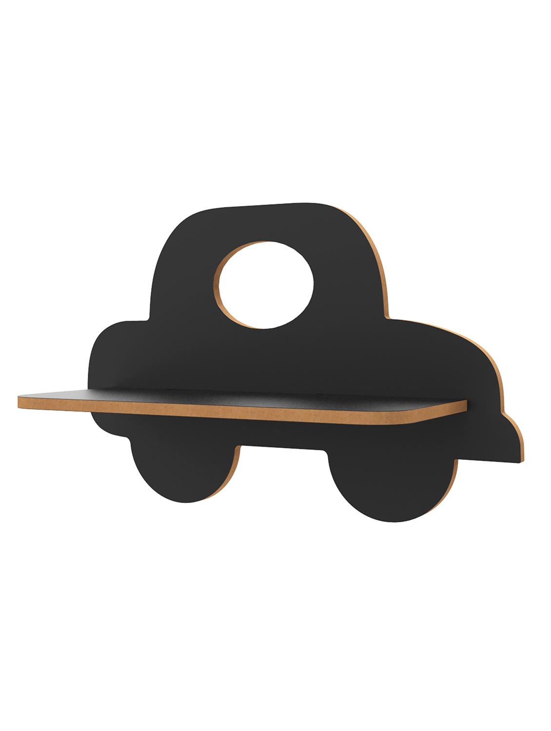 car toy wall shelf mdf made wall mounted floating shelves innovative wall hanging (dark brown) - 18045677 - Standard Image - 3