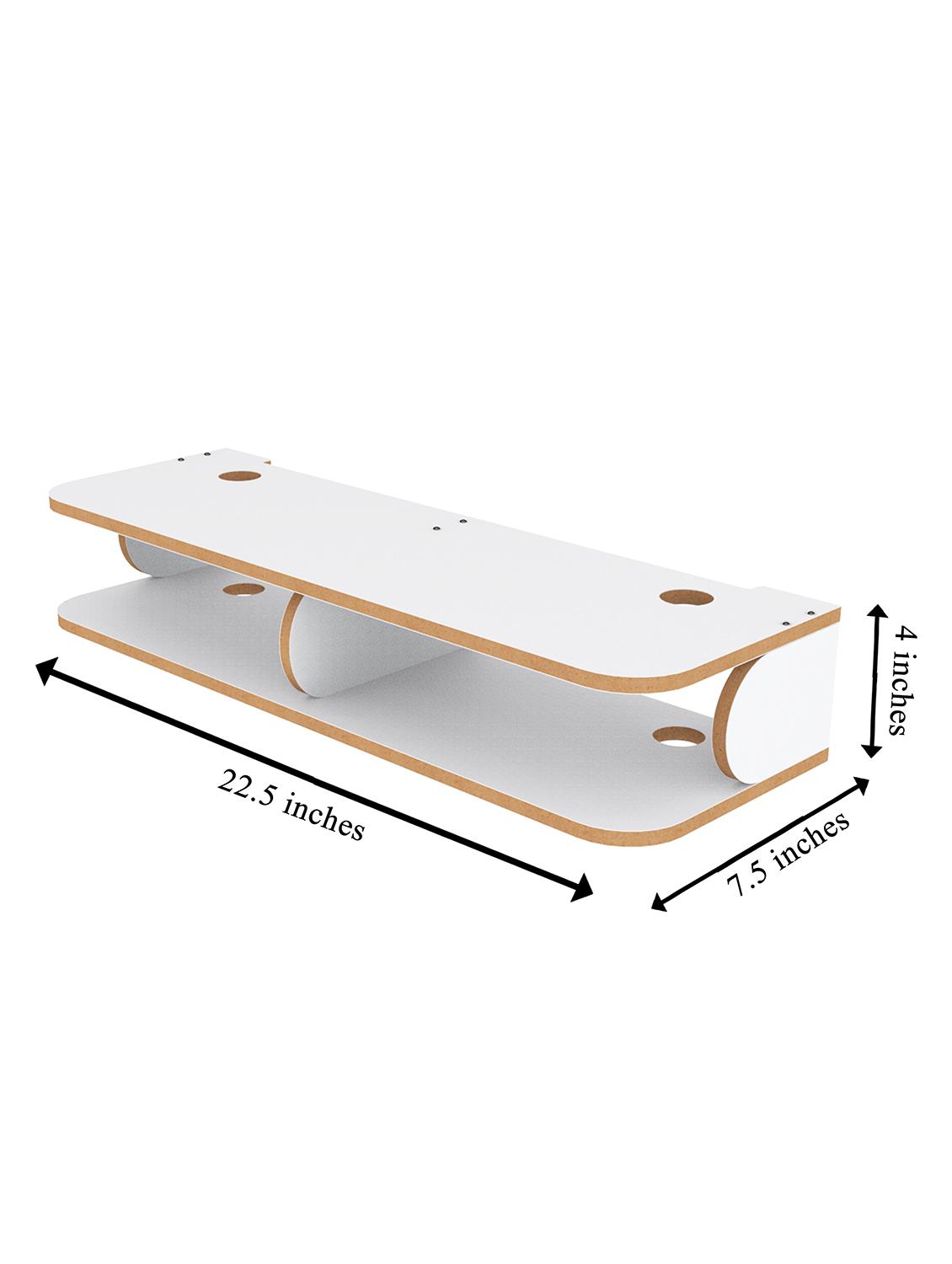 home sparkle engineered wood long set top box holder - 18045732 - Standard Image - 3