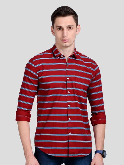 red striped casual shirt - 18047224 -  Standard Image - 0