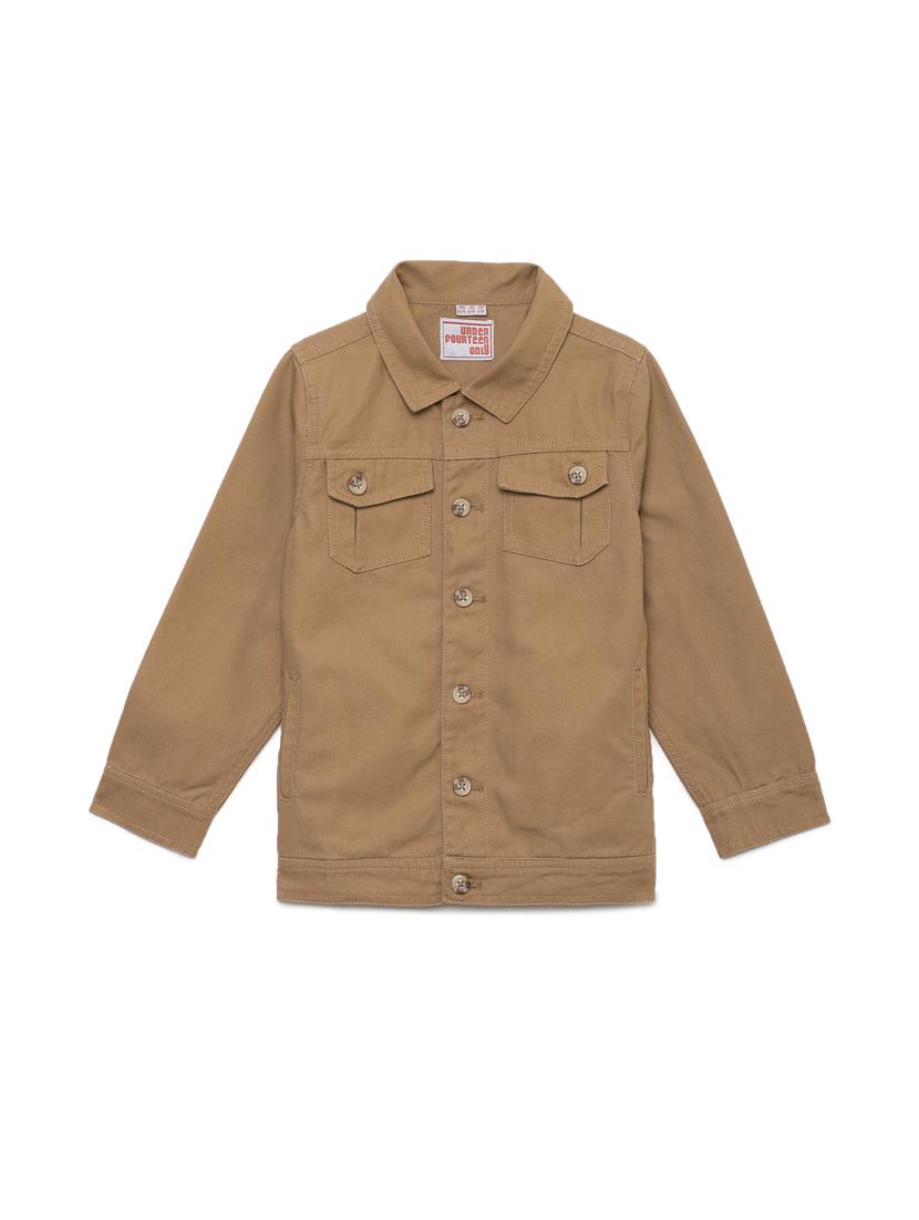 brown solid jacket  - 18047310 -  Zoom Image - 0