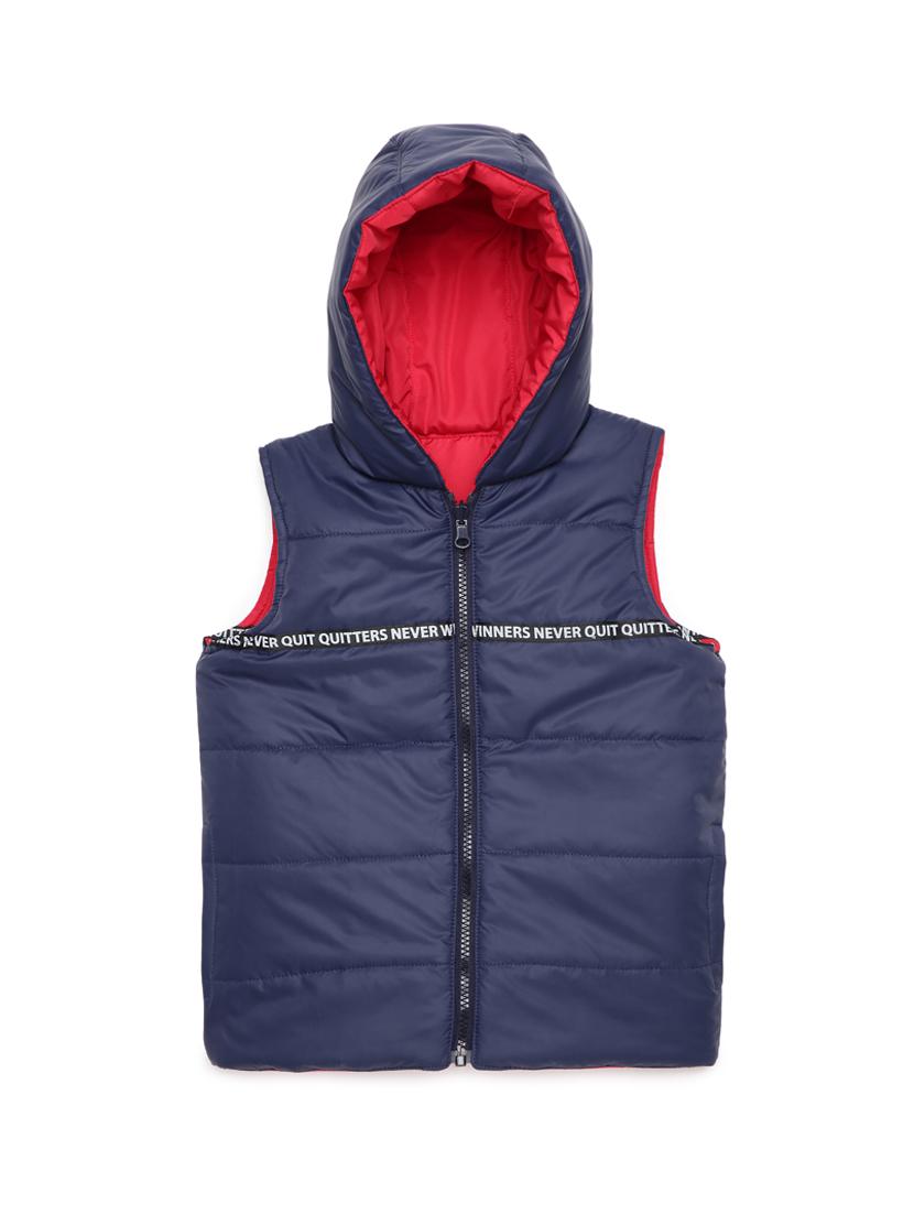 hooded neck reversible jacket - 18047314 - Standard Image - 3