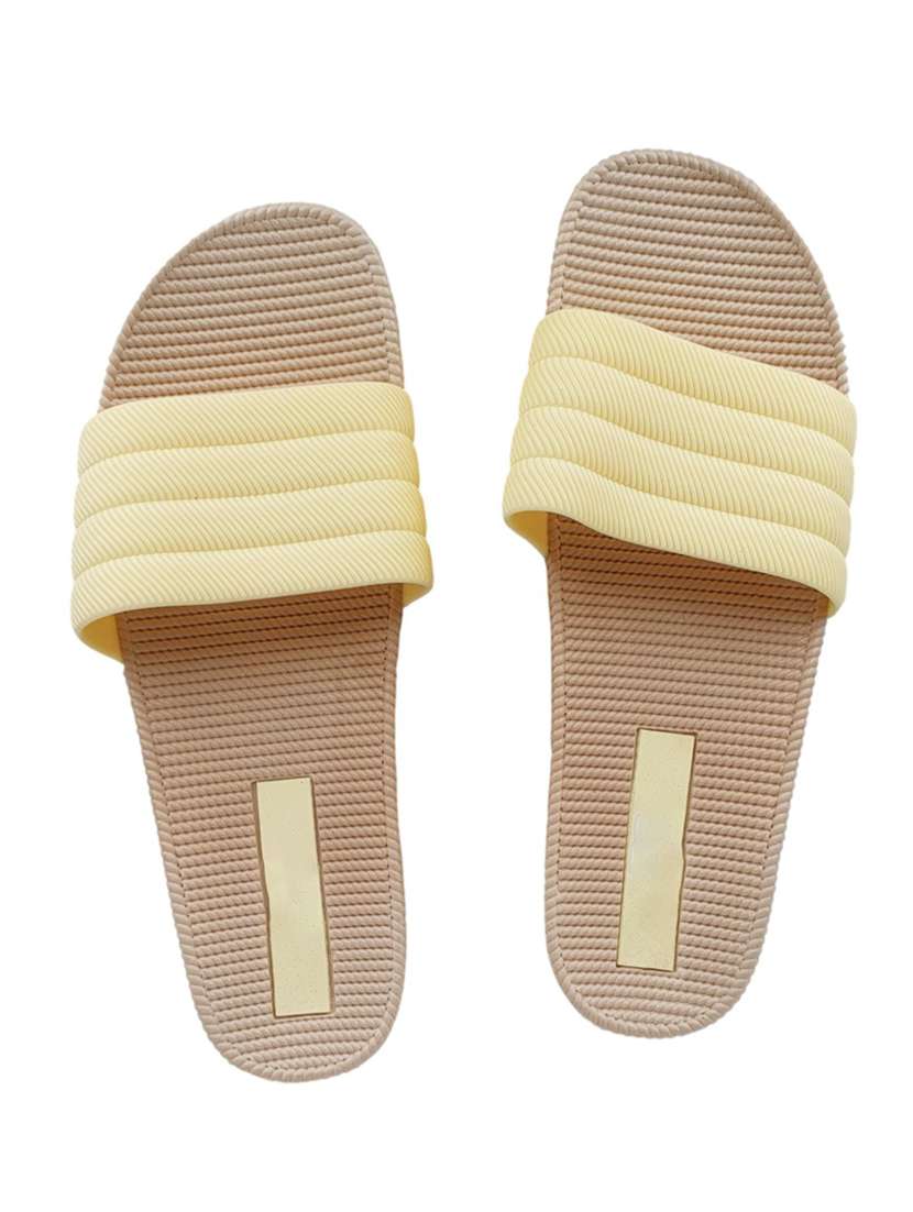 nude resin  flip flops - 18047800 -  Zoom Image - 0