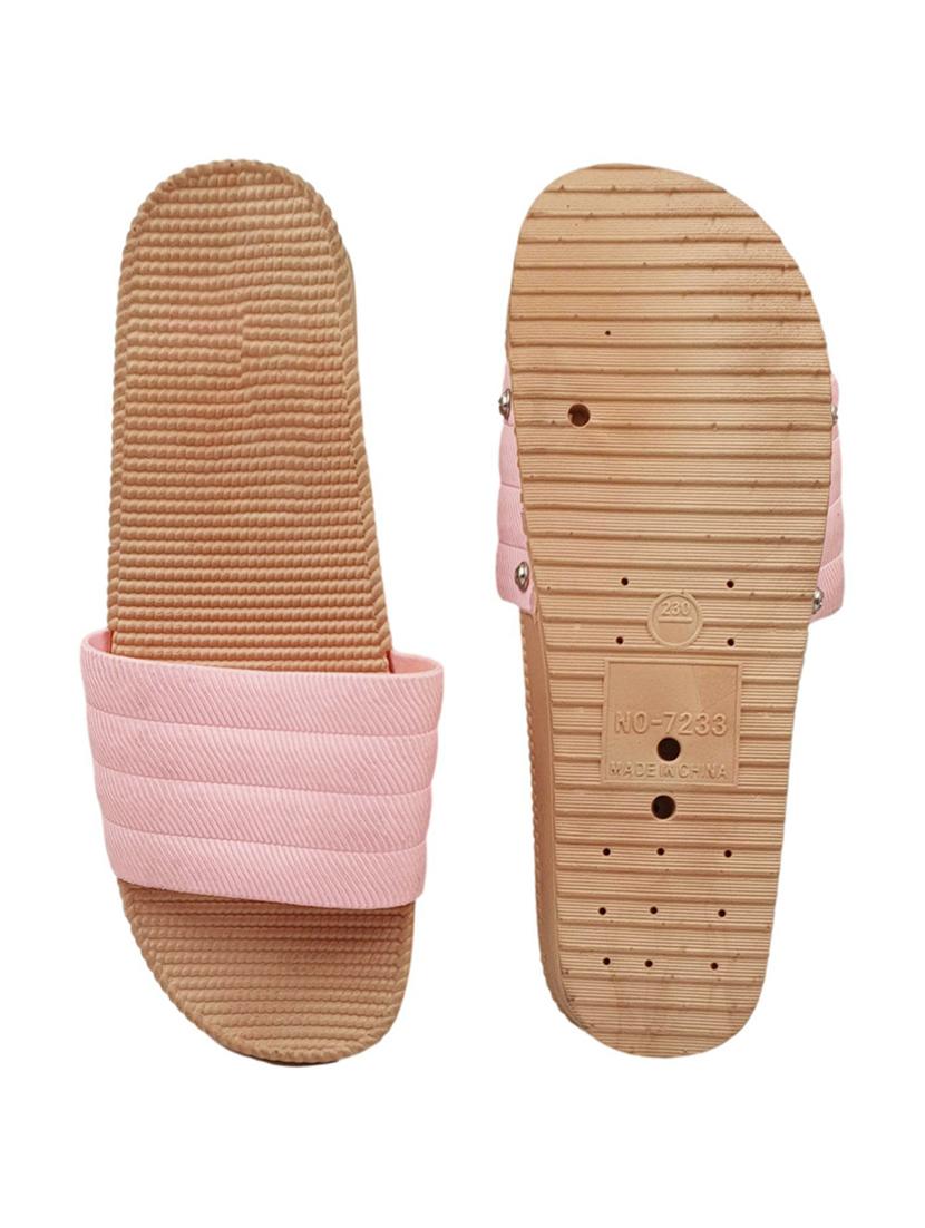 pink resin flip flops - 18047804 - Standard Image - 3
