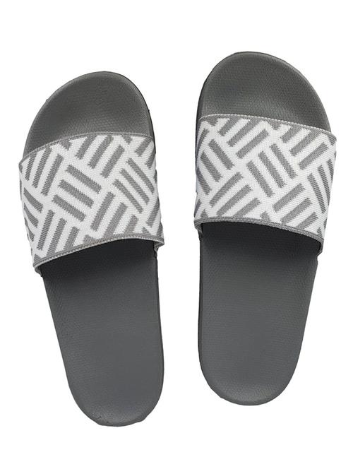 grey resin slides flip flops - 18047822 -  Standard Image - 0
