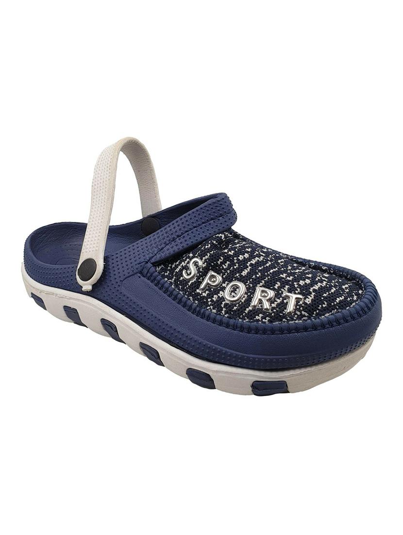 blue rubber slip on sandals - 18047832 - Zoom Image - 0