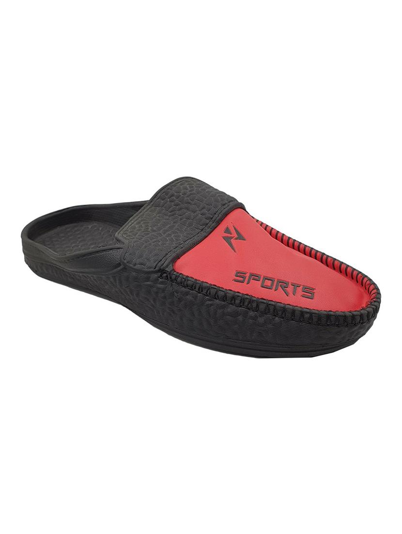 red rubber slip on sandals - 18047834 - Zoom Image - 0