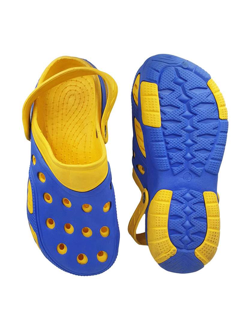 yellow rubber slip on sandals - 18047853 - Standard Image - 3