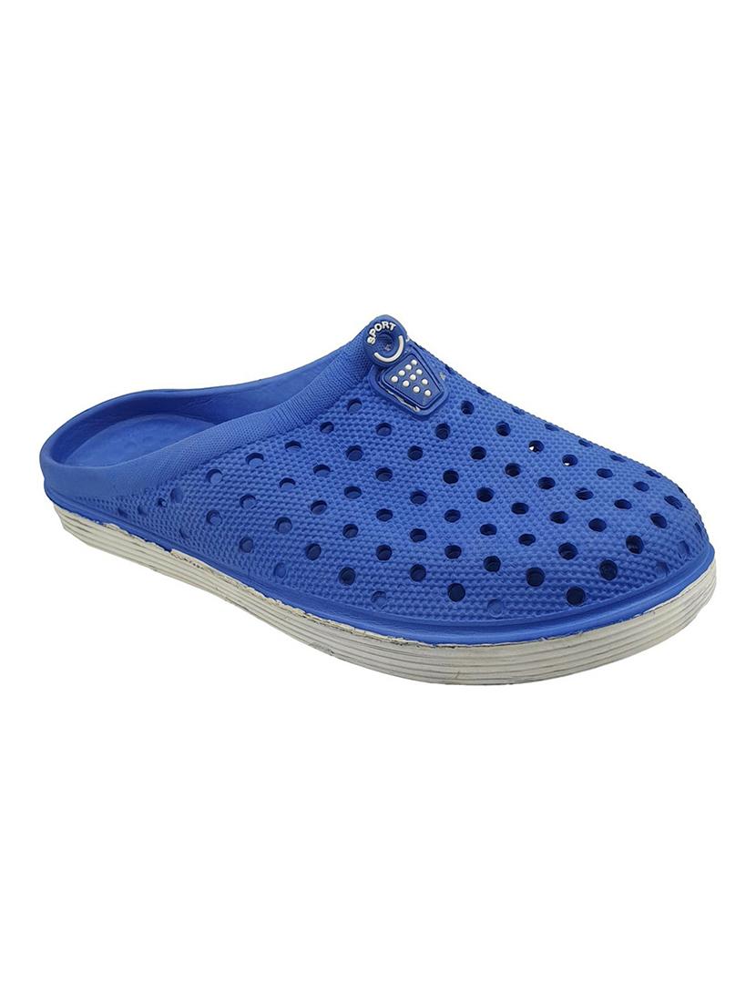 light blue rubber slip on sandals - 18047863 - Zoom Image - 0