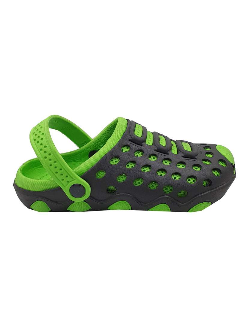 green rubber slip on sandals - 18047876 - Zoom Image - 0