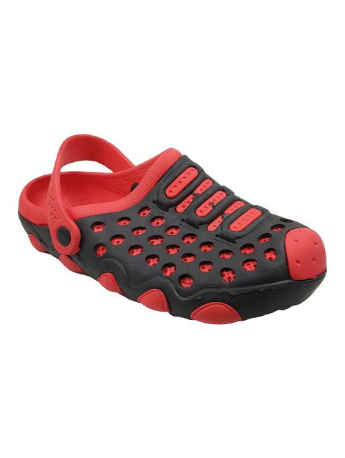 red rubber slip on sandals - 18047877 - Standard Image - 0