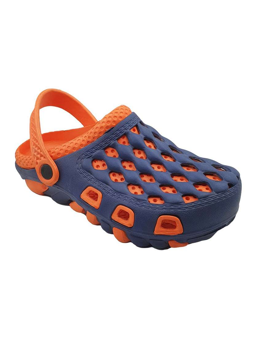 orange rubber slip on sandals - 18047887 - Zoom Image - 0