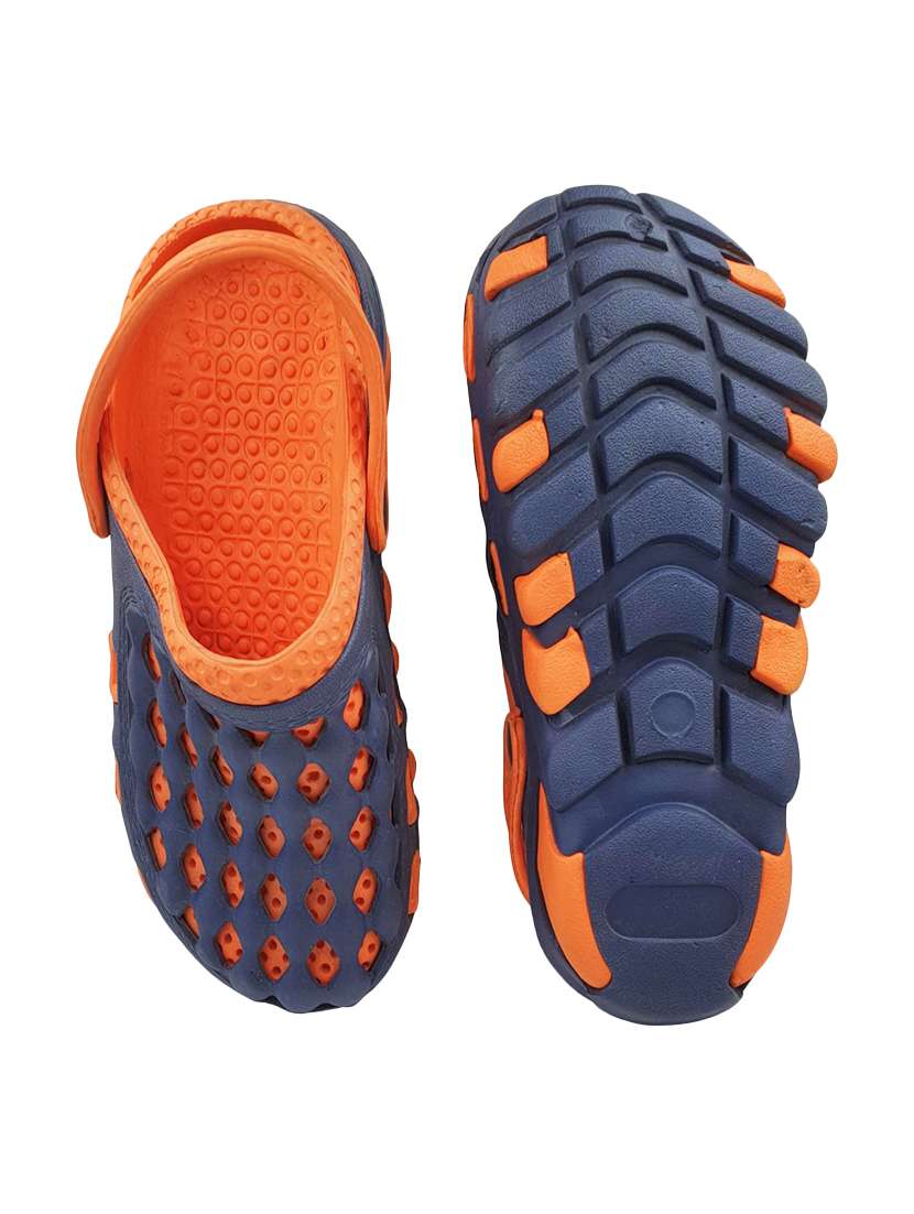 orange rubber slip on sandals - 18047887 - Standard Image - 3