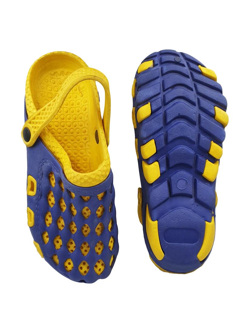 yellow rubber slip on sandals - 18047888 - Standard Image - 3