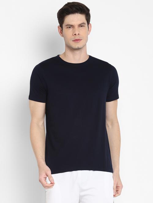 dark blue solid t-shirt - 18048025 -  Standard Image - 0