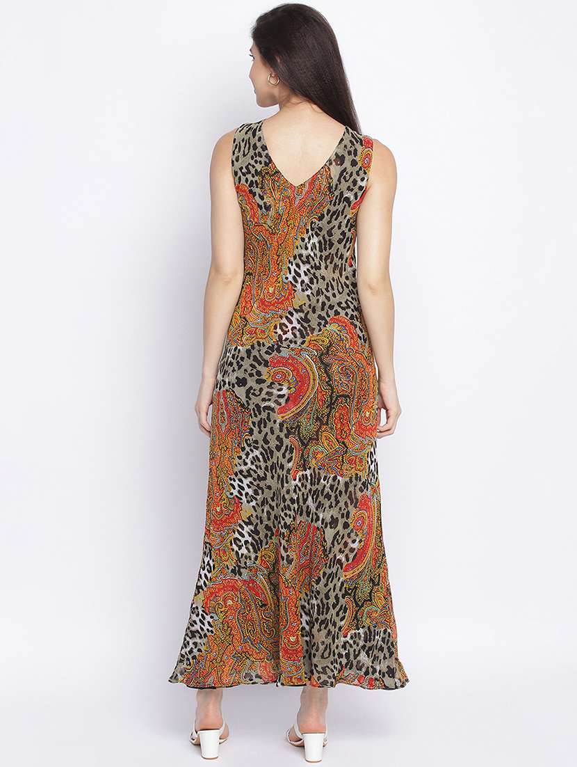 women's fit & flare floral dress - 18048035 -  Standard Image - 5