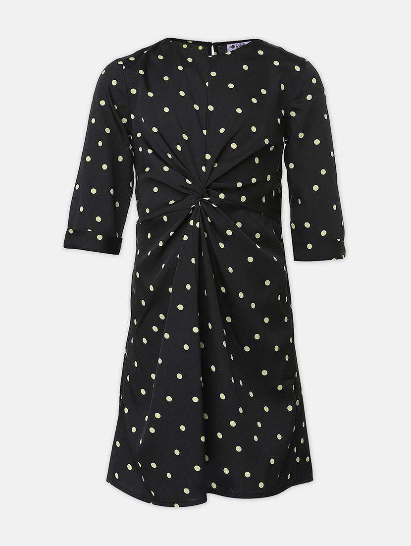 black printed frock - 18048141 -  Zoom Image - 0