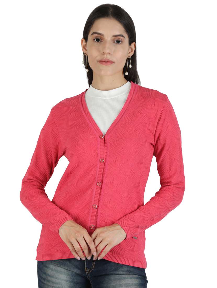 long sleeved wool cardigan