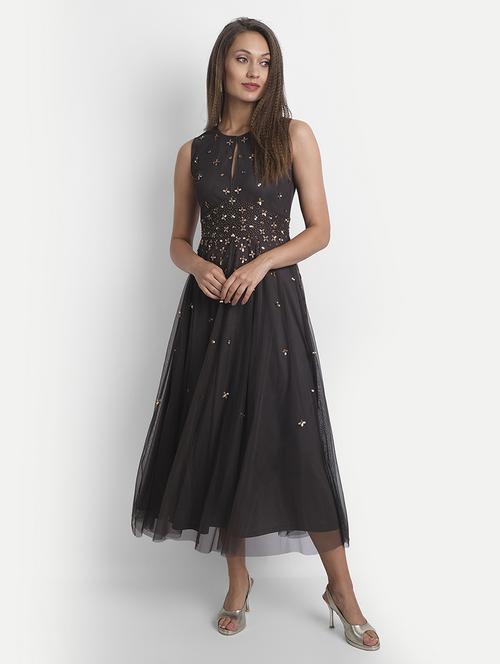 women's fit & flare floral dress - 18051292 -  Standard Image - 0