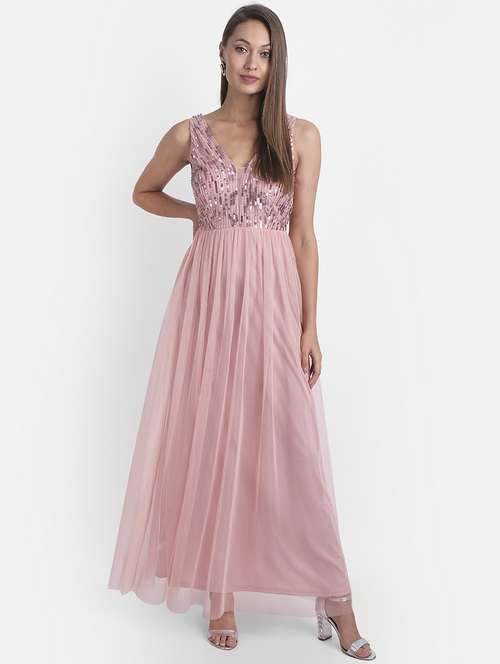 women's fit & flare maxi dress - 18051315 - Standard Image - 0