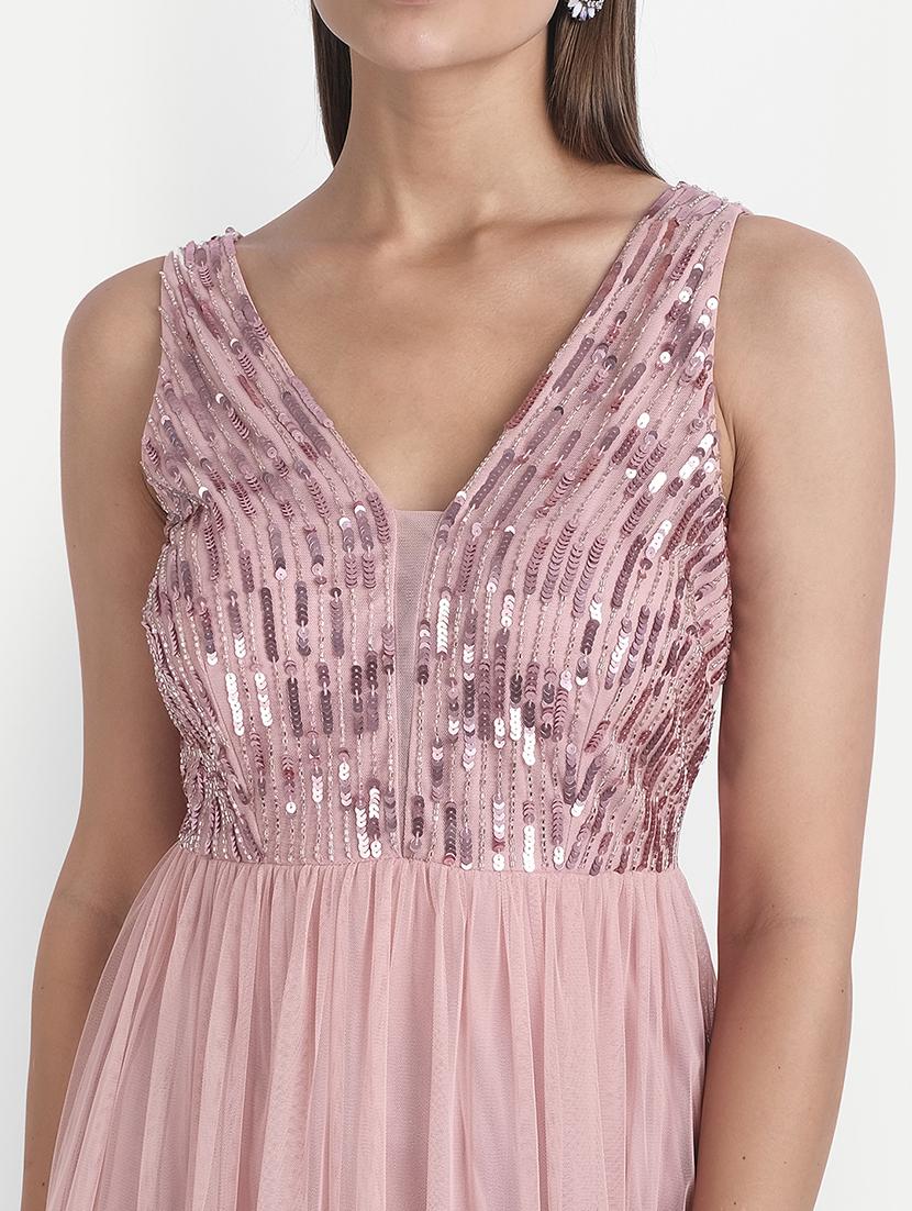 women's fit & flare maxi dress - 18051315 - Standard Image - 5