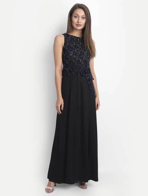 women's peplum maxi dress - 18051319 -  Standard Image - 0