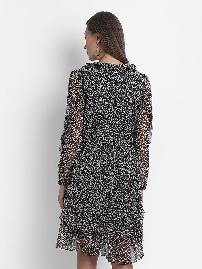 women's tiered dress floral dress - 18051329 - Standard Image - 3