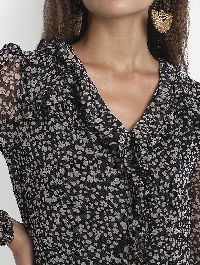 women's tiered dress floral dress - 18051329 - Standard Image - 5
