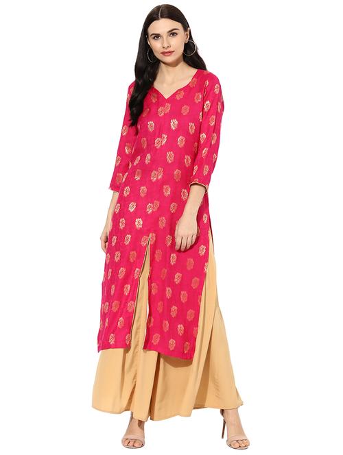 women's straight kurta - 18051601 -  Standard Image - 0