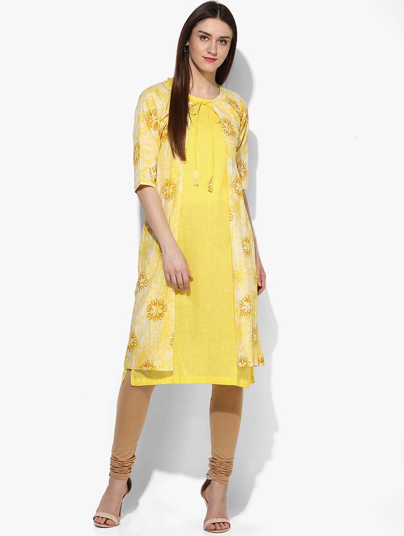 women's kurta with jacket kurta - 18051603 -  Zoom Image - 0