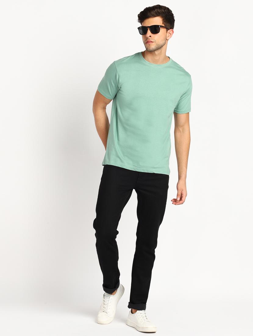 green solid t-shirt - 18054120 - Standard Image - 3