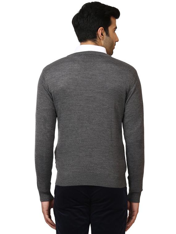 grey striped pullover - 18054550 - Standard Image - 3