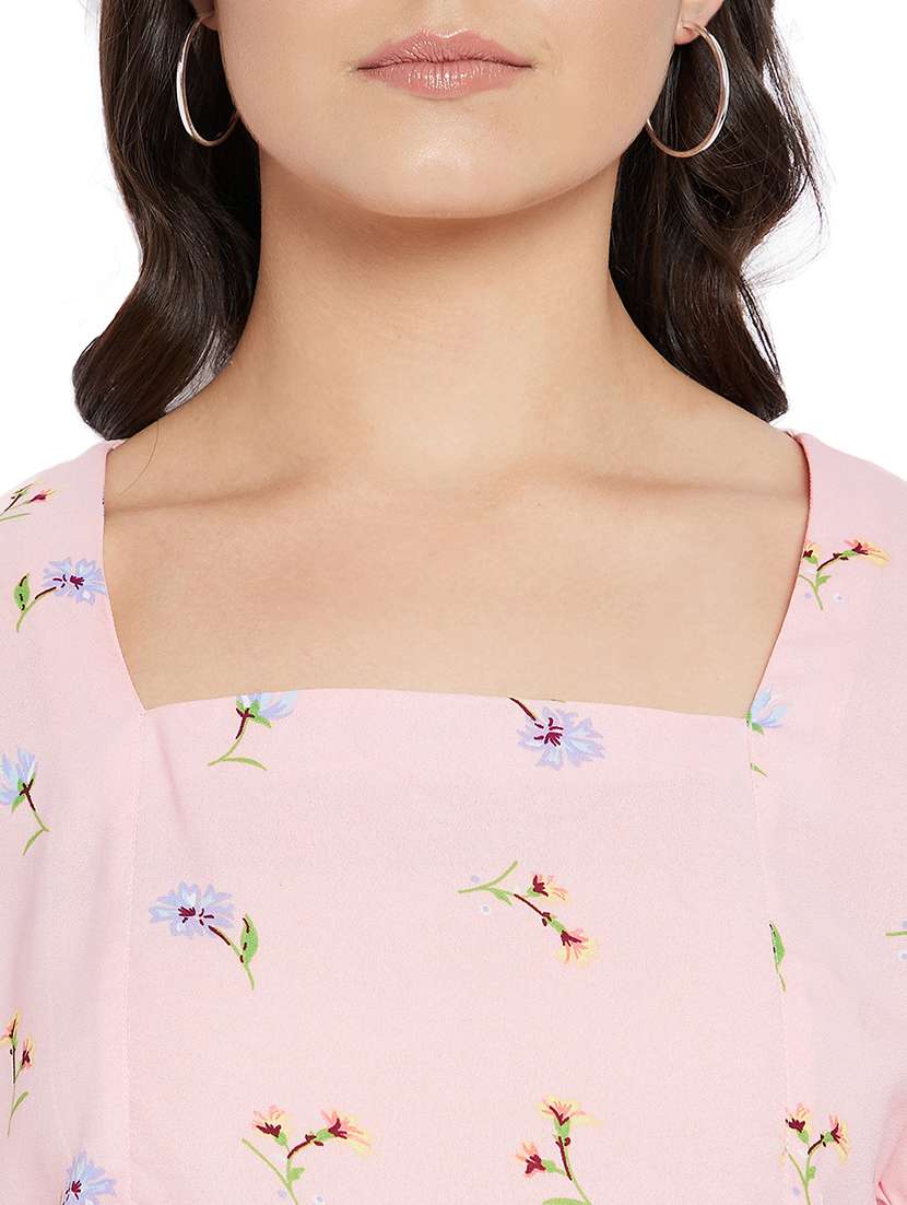 women's a line square neck top - 18055604 -  Standard Image - 5