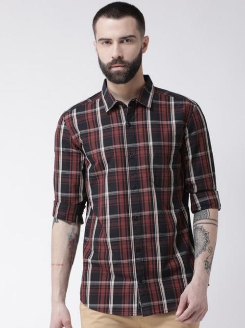 red cotton shirt - 18055935 - Standard Image - 0